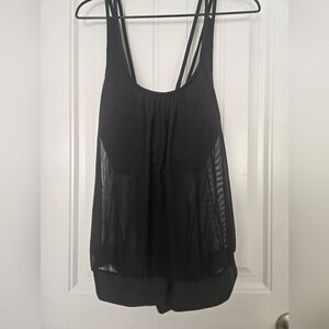 Black two piece bathing suit size 1XL